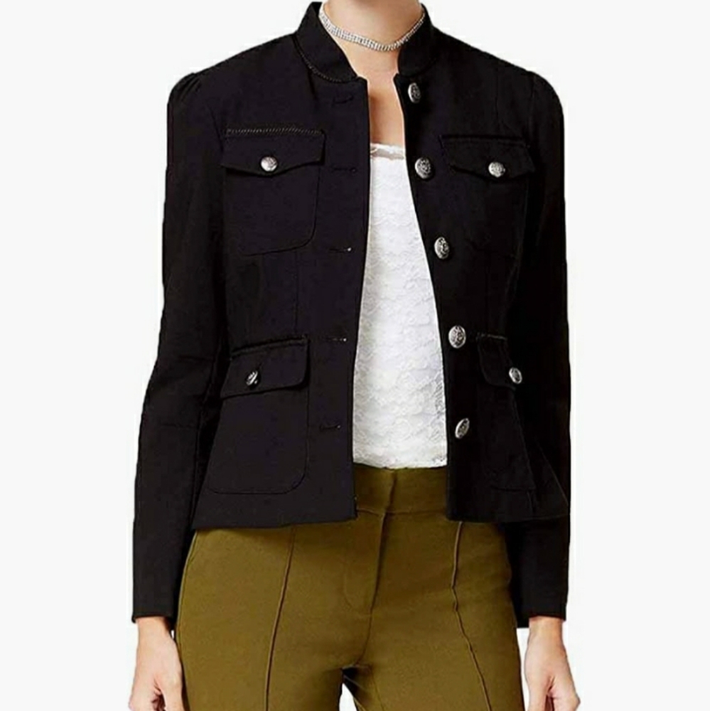 Braided Patch Pocket Jacket